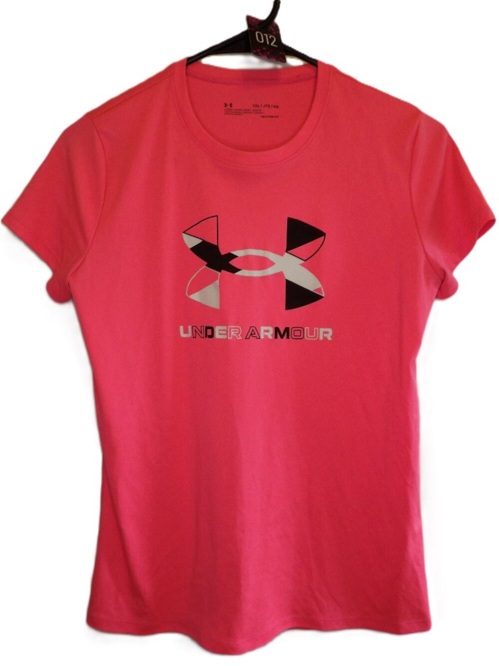 Under Armour, Pink loose Dri-fit athletic tee (Girl's YXL)